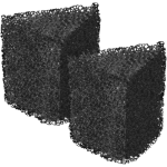 sera filter sponge, black for X-Edge 700 – резервна гъба за филтър за ъгъл - 2 бр.