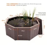 Blagdon Aquagarden Aquagarden pond сглобяемо езеро, 95х95х35.5 см