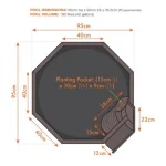 Blagdon Aquagarden Aquagarden pond сглобяемо езеро, 95х95х35.5 см