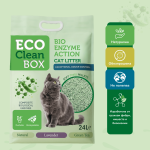 Eco Clean Box Tofu - натурална котешка тоалетна с биоензими, различни аромати