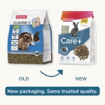 Beaphar Care+ Super Premium Senior - супер премиум пълноценна храна за възрастни мини зайци над 6 г., 1.5 кг