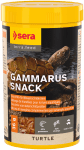 sera Turtle Gammarus Snack - лакомство за костенурки, месоядни влечуги и земноводни, натурален микс от гамарус, скариди и риби