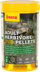 sera Tortoise Adult Herbivore Duo Pellets - двукомпонентна храна за растителноядни влечуги
