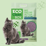 Eco Clean Box Tofu - натурална котешка тоалетна с биоензими, различни аромати