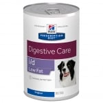 Hill's Prescription Diet  Canine i/d Low Fat консерва AB+ - лечебна консервирана храна при панкреатит, протеин губеща ентеропатия, състояния изискващи ниски нива на мазнини