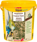 sera Vipan Nature Tropical Flakes - основна храна на люспи за рибки, с 4% брашно от насекоми и пребиотичен ефект