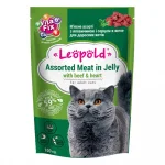 Leopold Cat паучове за котки, различни вкусове, 24х100 г