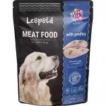 Leopold Dog паучове за кучета, различни вкусове, 10х1250 г