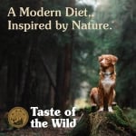 Taste of the Wild Pacific Stream Smoke-Flavored Salmon Puppy - суха храна за подрастващи кучета с пушена сьомга, без зърно