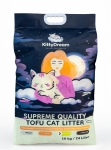 KittyDream премиум котешка тоалетна тофу, до 4 седмици без миризми, различни аромати в 6 и 24 литра