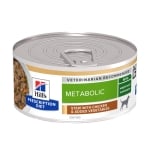 Hill's Prescription Diet Stew Canine Metabolic Mini - лечебна консервирана храна за кучета, ново поколение диета за кучета с наднормено тегло