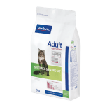 Virbac VETERINARY HPM Adult Cat - пълноценна суха профилактична храна, без топлинна обработка за котки над 1 г., със сьомга