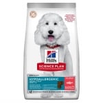 Hill's Science Plan Canine Hypoallergenic Medium - хипоалергенна суха храна за кучета от средни породи, над 1 г., със сьомга