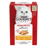 Purina Gourmet Mon Petit - паучове за котки, месни хапки в сос, различни вкусове, 48x50 г