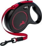 flexi Classic Black Fire M Tapе лента, до 25кг, черно/червено
