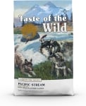 Taste of the Wild Pacific Stream Smoke-Flavored Salmon Puppy - суха храна за подрастващи кучета с пушена сьомга, без зърно