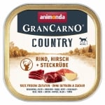 Gran Carno Country - пастет за кучета, с говеждо, еленско и брюква, 150 г
