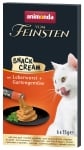Vom Feinsten Snack Cream лакомство за котки, с немски лебервурст и зеленчуци, 6х15 г