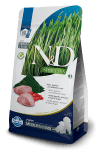 N&D Spirulina Puppy Medium/Maxi - суха храна за малки кученца, без зърно, с агнешко, годжи бери и спирулина, за средни и едри породи до 1 г.