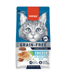 Wanpy Grain Free - суха храна за котки, различни вкусове, 1.5 кг