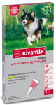【АДВАНТИКС】Bayer Advantix за кучета от 10 до 25 кг, противопаразитни пипети