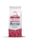 Monge Monoprotein Superpremium All Breeds Adult – суха храна за израснали кучета, моно-протеинова рецепта с телешко и ориз, за всички породи