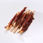 anipro Real Meat солети от телешка кожа обвити с патешко месо 12 см - 80 г