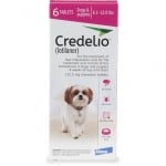 Credelio / Кределио за кучета от 2.5 до 5.5кг - таблетка против кърлежи и бълхи