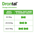 Drontal | Drontal XL | Дронтал - овкусени таблетки за обезпаразитяване на кучета