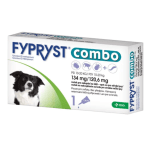 Fypryst Combo Dog - противопаразитни пипети за кучета, срещу кърлежи, бълхи и въшки, цена за кутия с 3 пипети