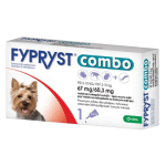Fypryst Combo Dog - противопаразитни пипети за кучета, срещу кърлежи, бълхи и въшки, цена за кутия с 3 пипети