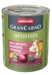 GranCarno Superfoods - консерва за кучета с един източник на протеин плюс подбрани суперхрани, 800гр