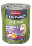 GranCarno Superfoods Lamb 800 гр - агне, амарант, червени боровинки, масло от сьомга
