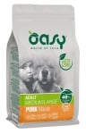 Oasy Pork Monoprotein Adult - суха храна за кучета, с прясно свинско, за всички породи над 1 г., 12 кг