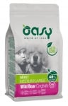Oasy Wild Boar Monoprotein Adult - суха храна за кучета, с глиганско, за всички породи над 1 г., 12 кг