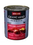 GranCarno Sensitivе консерва за кучета с чувствителни стомаси с говеждо + картофи, 800 г
