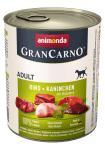 GranCarno Plus консерва за кучета със заек и билки, 800 г