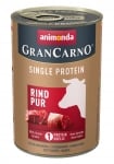 GranCarno Single Protein консерва за кучета с един източник на протеин, различни видове 400 г