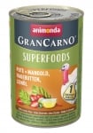 GranCarno Superfoods - консерва за кучета с един източник на протеин плюс подбрани суперхрани, 400г