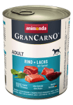 Gran Carno Plus консерва за кучета говеждо + сьомга + спанак, 800 г