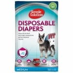 Памперси за женски кучета Simple Solution, 12 броя - различни размери