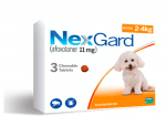 NexGard - таблекти за кучета срещу бълхи и кърлежи - цена за 1 таблетка и кутия - 3 таблетки