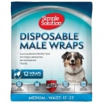Памперси за мъжки кучета Simple Solution, 12 броя - различни размери, 