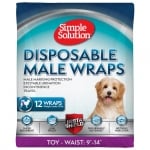 Памперси за мъжки кучета Simple Solution, 12 броя - различни размери, 