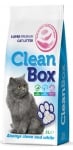 Clean Box Super Premium, ароматизирана котешка тоалетна, фин бял бентонит, 5 л