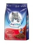 PreVital Dry Cat суха храна за котки с говеждо, 400гр