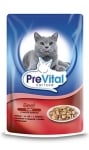 PreVital паучове за котка, различни вкусове (цена за стек 24 х 100 г)