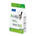 Virbac VETERINARY HPM Adult Neutered Cat - пълноценна суха профилактична храна, без топлинна обработка за котки над 1 г., предразположени към напълняване