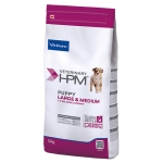 Virbac VETERINARY HPM Puppy Dog Large & Medium - пълноценна суха профилактична храна, без топлинна обработка за кучета до 7 м., средни и едри породи