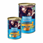 Reno CAN DOG - консерва за кучета, пилешко в сос, 1.24 кг
